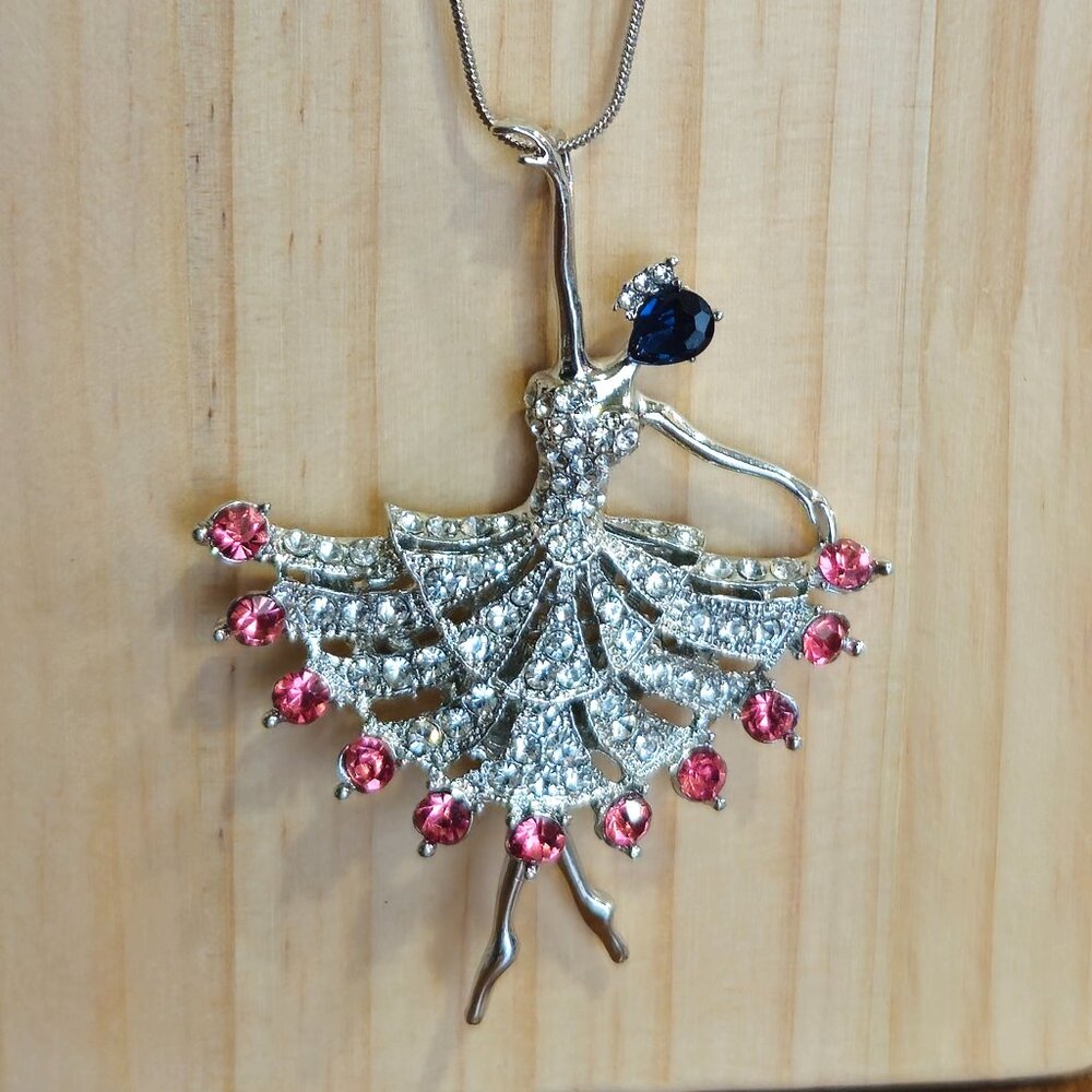 Ballet Dancer Necklaces Lot of 2
